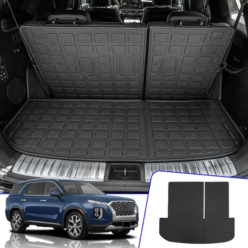 Vista 19 de Rongtaod Alfombrilla de carga y respaldo para Jeep Grand Cherokee L 2021