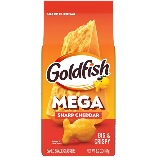 Vista 23 de Goldfish Galletas de queso cheddar para bebé, bolsa de 7.2 onzas