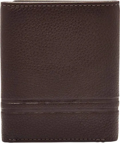 Vista 4 de Fossil Cartera triple de cuero para hombre
