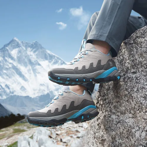 Vista 7 de CAMELSPORTS Zapatos de senderismo para mujer, impermeables, ligeros, antideslizantes, transpirables, para exteriores, para senderismo y caminar