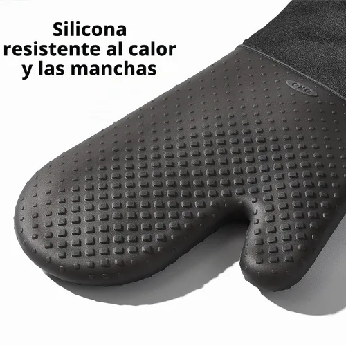 Vista 4 de OXO Good Grips - Manopla de horno de silicona, color negro