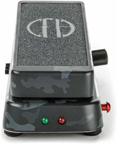 Vista 3 de Dunlop DB01B Dime Crybaby From Hell Wah Pedal con 2 cables de conexión y sintonizador Snark (db01b-snark)