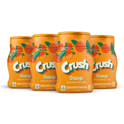 Vista 11 de Crush, Potenciador líquido de uva, ¡nuevo y mejor sabor! (4 botellas, hace 96 bebidas de agua saborizadas), sin azúcar, cero calorías