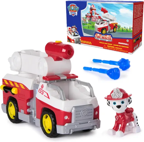 Vista 13 de AW Patrol Fire Rescue: Chase Rescue Fire Cruiser Vehicle with Action Figure