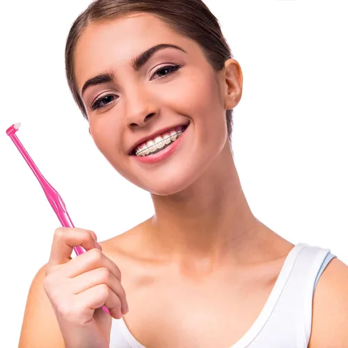 Vista 7 de Patelai 6 unids End Tuft Cepillo de dientes Single Tufted Cepillo de dientes Interdental Cepillos Interdentales Removedor de Manchas de Dientes