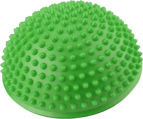 Vista 2 de Pelota de masaje de pies, pelotas inflables de PVC para yoga, antideslizantes, medio punto de masaje, bola de equilibrio para gimnasio, fitness