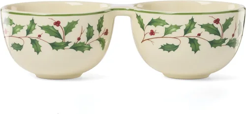 Vista 36 de Lenox 898272 Plato Cubierto Navideño, Pequeño, Navidad, Vajilla Festiva para Servir