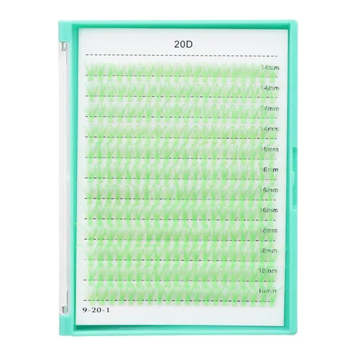 Vista 27 de Bodermincer 7D/10D/20D/30D/40D/50D/60D/80D/100D Rizo D, 240 unidades, extensiones de pestañas postizas, individuales y en racimo, pestañas falsas