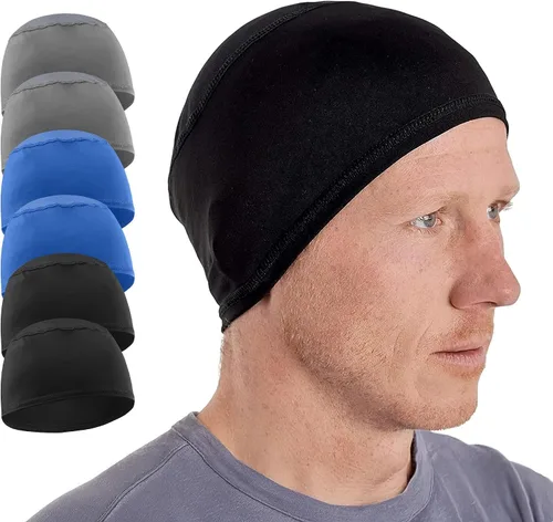 Vista 52 de Forro de casco de refrigeración para hombre, gorra de cráneo de ciclismo, forro de casco de motocicleta