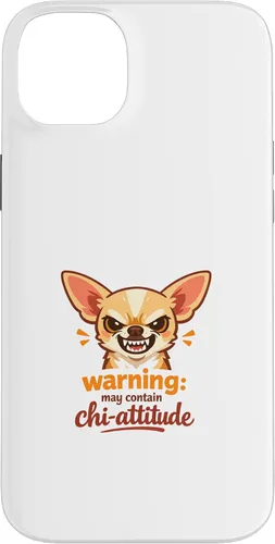 Vista 15 de Chihuahua Attitude Warning - Carcasa para iPhone XR