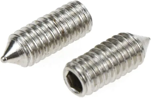 Vista 8 de Sscon 100 tornillos de acero inoxidable 304 M4 x 0.236 in 304 Tornillos sin cabeza Tornillos hexagonales