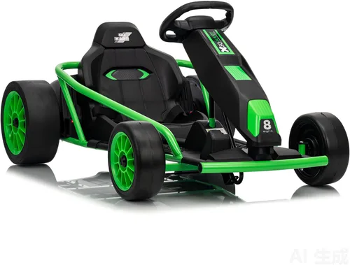 Vista 39 de Go Kart alimentado por batería de 24 V para niños de 8 a 15 años Azul