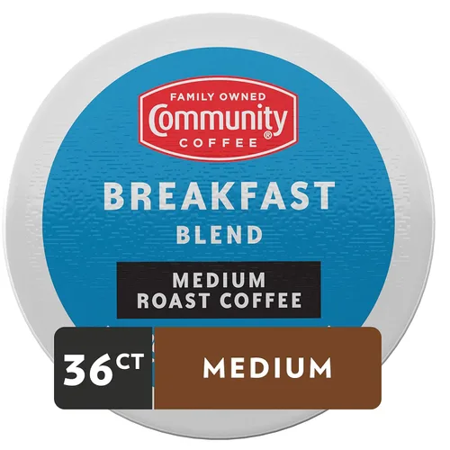 Vista 2 de Community Coffee - Cápsulas de café sabor Breakfast Blend (mezcla para desayuno), tostado medio, compatible con cafeteras Keurig 2.0 K-Cup
