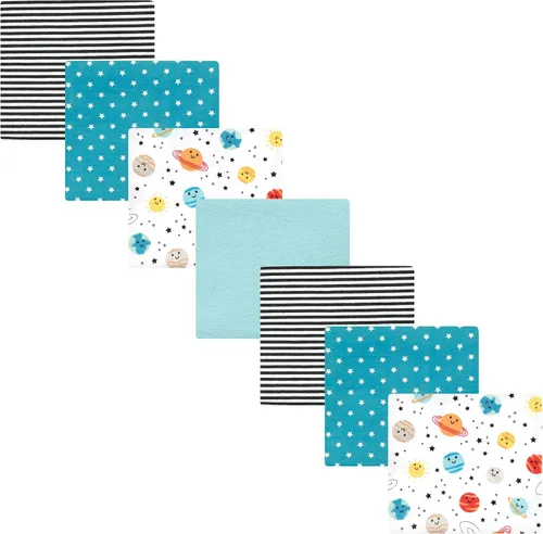 Vista 22 de Hudson Baby Unisex Baby Cotton Flannel Receiving Blankets Bundle, Neutral Woodland Pals, One Size (Pack of 2)