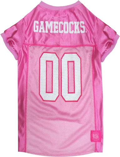 Vista 49 de Pets First Camiseta de la NCAA para perros y gatos, camiseta rosa de California Golden Bears, talla XS. Lindo traje rosa para mascotas