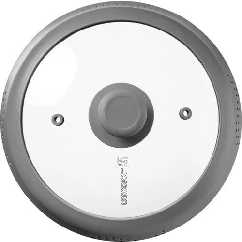 Vista 6 de Cubierta antisalpicaduras para microondas para alimentos - Cubierta de plato de vidrio de silicona, ventilada con perilla de agarre de silicona
