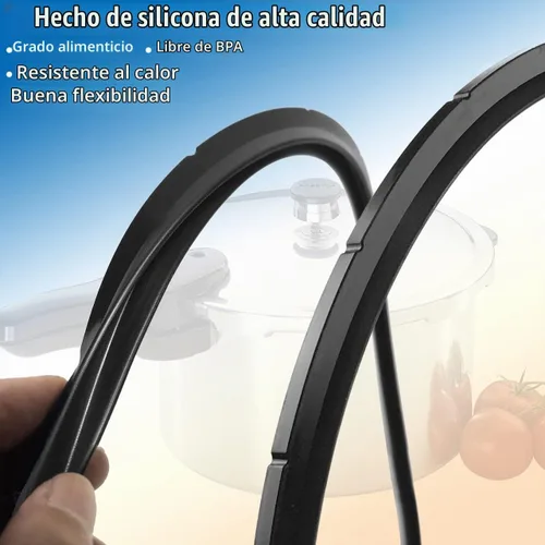 Vista 4 de 09924 Anillo de sellado para olla a presión Presto 6 8 cuartos