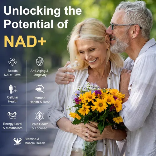 Vista 3 de Totaria Suplemento NAD para mujeres y hombres con nicotinamida ribósido resveratrol, quercetina, betaína Boost NAD+ NAD+ NAD Plus Suplemento