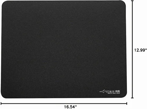 Vista 3 de Alfombrilla de ratón Ninja FX Hien Suave Grande Negra Artisan Negro