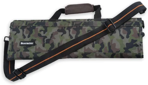 Vista 20 de Funda acolchada para cuchillos con 8 bolsillos de Messermeister, color ciruela, Camuflaje