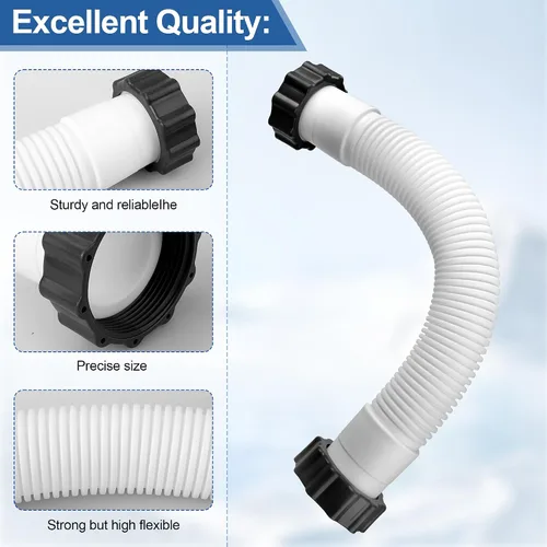 Vista 5 de 11388 Manguera de bomba de filtro de arena para piscina para filtro de arena Intex, reemplazo de manguera de bomba de piscina de 1.5 pulgadas