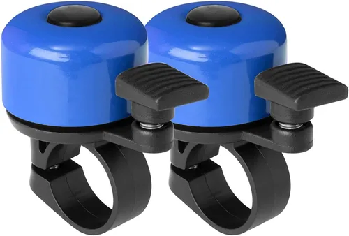 Vista 10 de Bike Bell 2 Pack with Loud Melodious Sound Classic Mini Bicycle Bell for Kids Adults Bike Horn for Road, Mountain Bike for Scooter, MTB, BMX