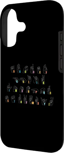 Vista 2 de Sign Language Alphabet Design Case for iPhone 17