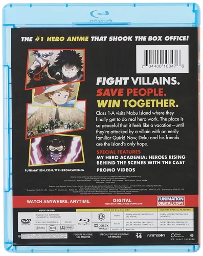 Vista 2 de My Hero Academia Heroes Rising Blu-ray