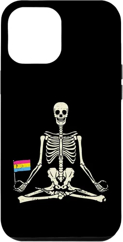 Vista 26 de Skeleton Yoga Pansexual Flag Yogi Asana Pan Pride LGBT Gift Case for iPhone 17