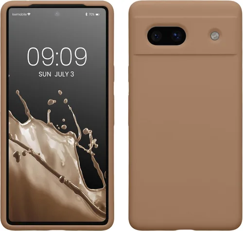 Vista 32 de kwmobile Funda Compatible con Google Pixel 6 Pro - Funda de Teléfono de Silicona TPU con Acabado Suave - Azul Caribe