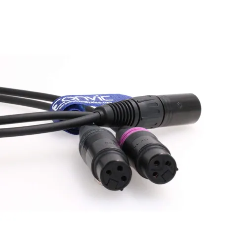 Vista 3 de Cable XLR de 5 pines a 3 pines XLR Arri Cámara Cable de señal de audio de doble canal