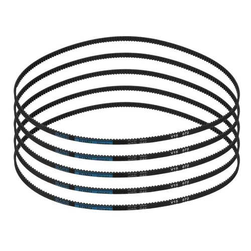 Vista 95 de uxcell 4 piezas HTD-3M Correa de Distribución de Goma 48 Dientes, Longitud de Paso 144mm x Ancho 6mm x Altura 2.4mm, Correa de Polea de Distribución