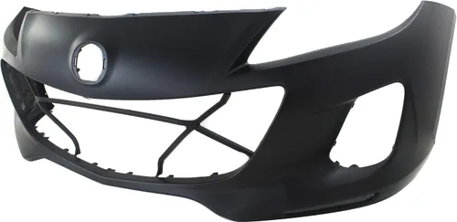 Vista 2 de Evan Fischer Cubierta de parachoques delantero compatible con Mazda 3 2012-2013 imprimado Hatchback/Sedan 2.0L/2.5L