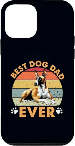 Vista 12 de iPhone 15 Best Podenco Canario Dog Dad Ever Funny Dogs Owner Retro Case