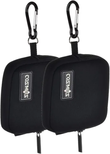 Vista 2 de CM Paquete de 2 mini bolsas pequeñas de almacenamiento de viaje compatible con adaptador de corriente MagSafe, accesorios para laptop, cables