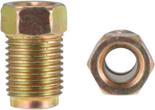 Vista 6 de X AUTOHAUX 20 accesorios de tuerca de línea de freno M10x1.0 roscas