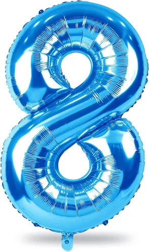 Vista 92 de Globo negro del número 0 para niñas y niños, 40 pulgadas, grande, número 0-9, de papel de aluminio, de Mylar para helio, juego de globos digitales