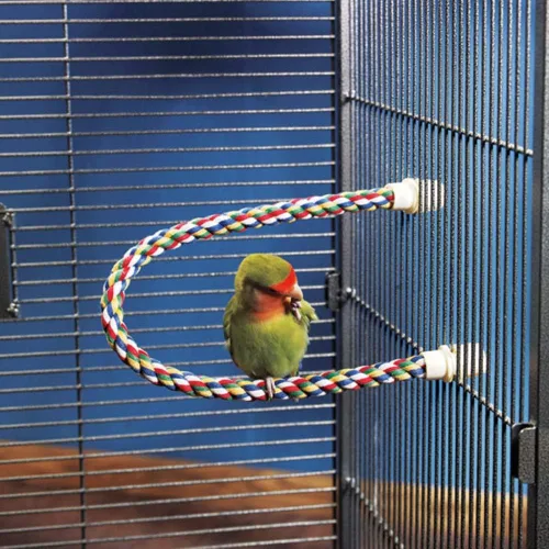 Vista 2 de Percha para pájaros de Booda, 21", Multicolor