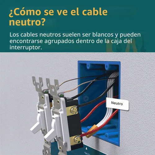 Vista 7 de TREATLIFE Interruptor de luz inteligente de un solo polo, requiere cable neutro, interruptor de luz Wi-Fi de 2.4GHz, funciona con Alexa y Google