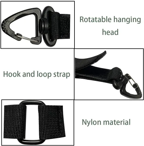 Vista 2 de 2 correas de soporte para guantes de SkySmile para escalar, hebilla de gancho multiusos para guantes