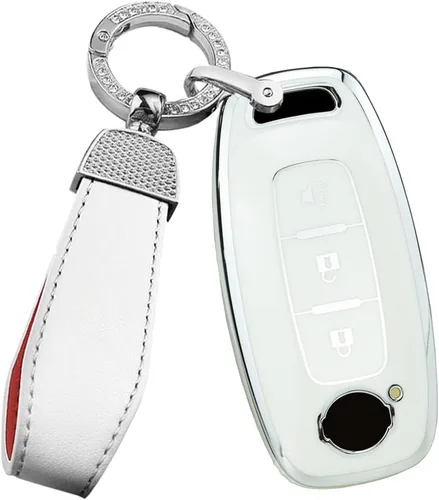Vista 10 de ontto Funda de llave de 3 botones para Nissan Rogue 2023 Inteligent Smart Remote Key Fob Cover Anti-arañazos