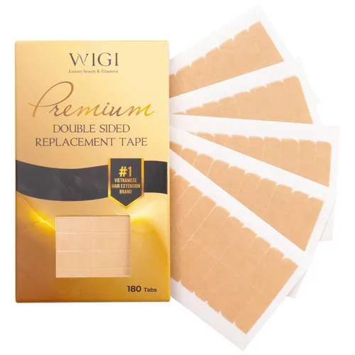 Vista 25 de WIGI 3 clips de cabello humano con reflejos, champán de 24 pulgadas #18A/60 Champaign Highlight