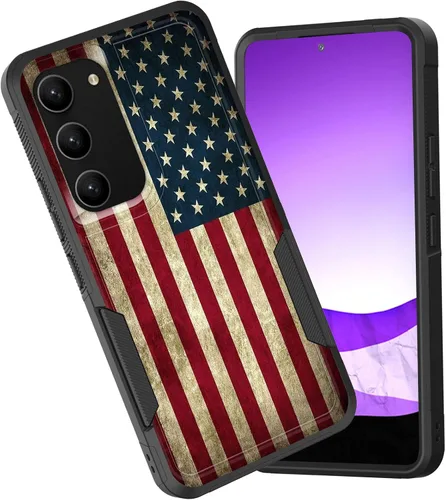 Vista 53 de Funda para Galaxy A15 5G, doble capa híbrida resistente a prueba de golpes, policarbonato duro, silicona suave, TPU, funda protectora para Samsung