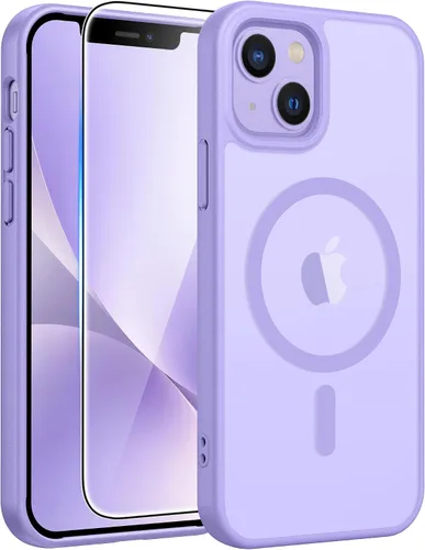 Vista 279 de FNTCASE Funda para iPhone 17 Pro: Fundas delgadas translúcidas de color azul claro compatibles con MagSafe, protección completa de la cámara