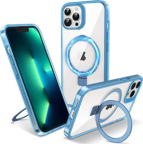 Vista 46 de Funda magnética para iPhone Air – [Soporte invisible integrado] [Compatible con MagSafe] [Protección contra caídas de grado militar] Cubierta