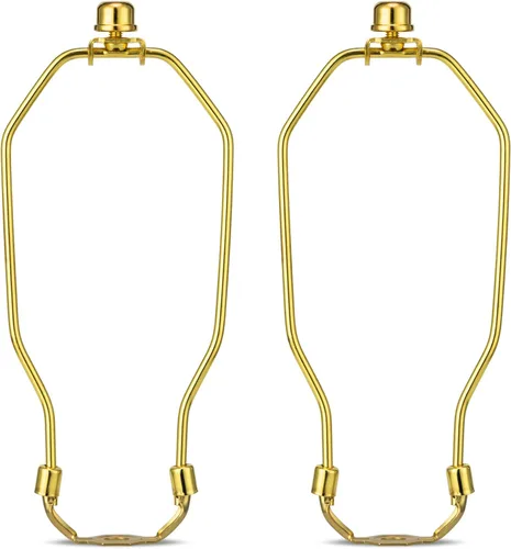 Vista 20 de Kit de soporte de arpa de lámpara de 8 pulgadas con remate y base de sillín desmontable de alta resistencia, juego de 2 accesorios de iluminación