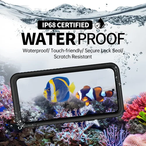 Vista 8 de BEASTEK Funda impermeable para Galaxy S23, a prueba de golpes, a prueba de polvo, IP68, serie FSN con protector de pantalla integrado antiarañazos