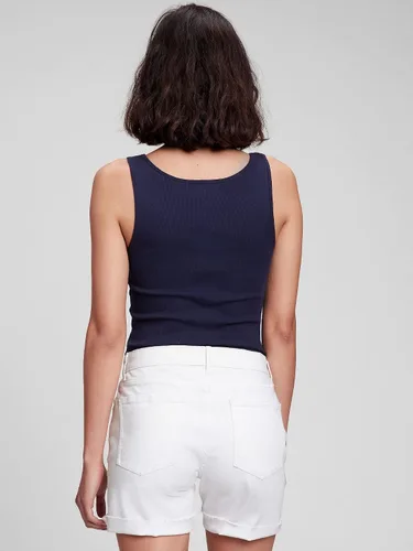 Vista 6 de GAP Paquete de 2 camisetas sin mangas acanaladas para mujer