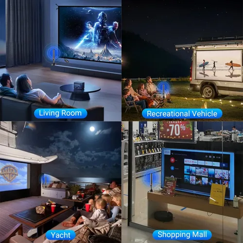 Vista 7 de Antena de TV digital para Smart Tv en interiores, antena HDTV digital de recepción 360 para canales locales, soporta 1080P y 4K, base magnética