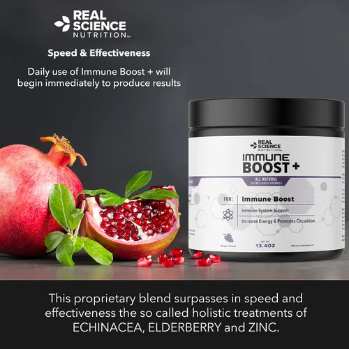 Vista 6 de Immune Boost Plus Fórmula de inmunidad natural, mejora la salud y el bienestar del sistema inmunológico, más potente que la baya del saúco